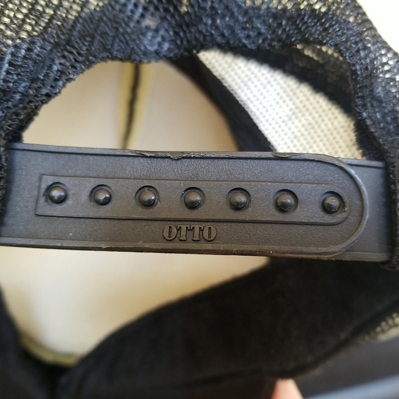 Vtg Playboy Bunny Logo Snapback Trucker Hat Mesh Bunny Label Otto… - Picture 9 of 12